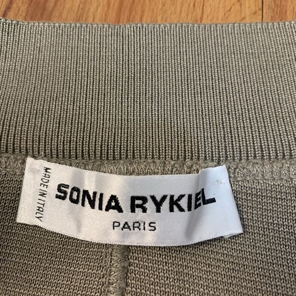 Sonia Rykiel Grey Knit 100% Cotton Midi Skirt - Picture 4 of 9